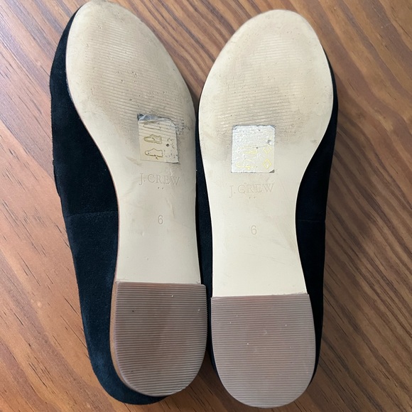 J. Crew Black Suede Smoking Loafer Flats - Picture 9 of 9